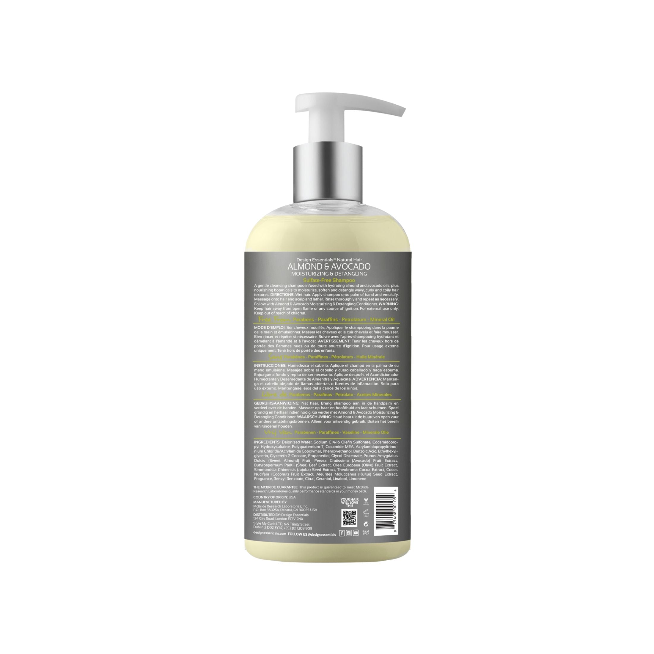Shampoing sans Sulfates Hydratant et Démêlant - 948 ml - vue 2