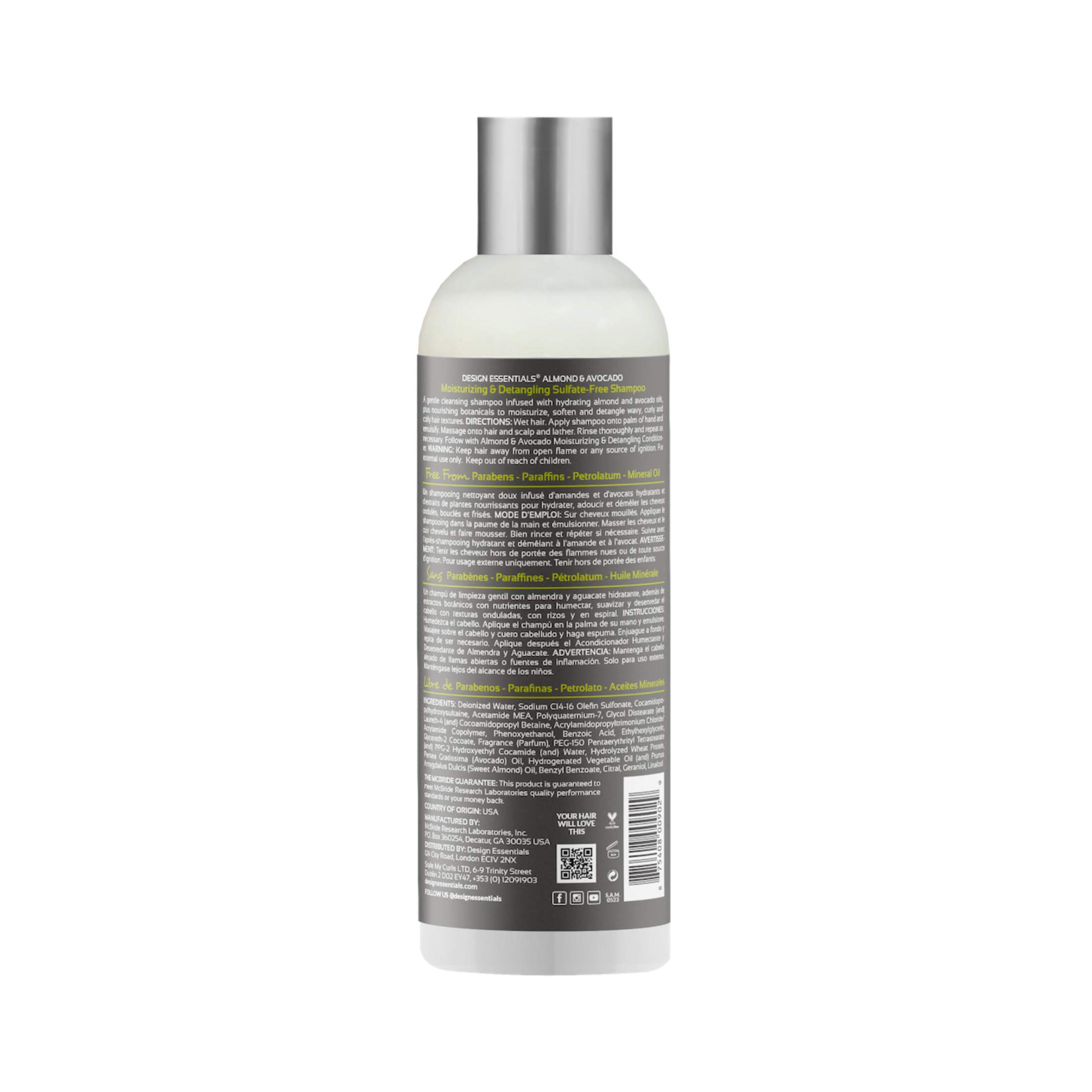 Shampooing sans Sulfates Hydratant et Démêlant - 355 ml - vue 2