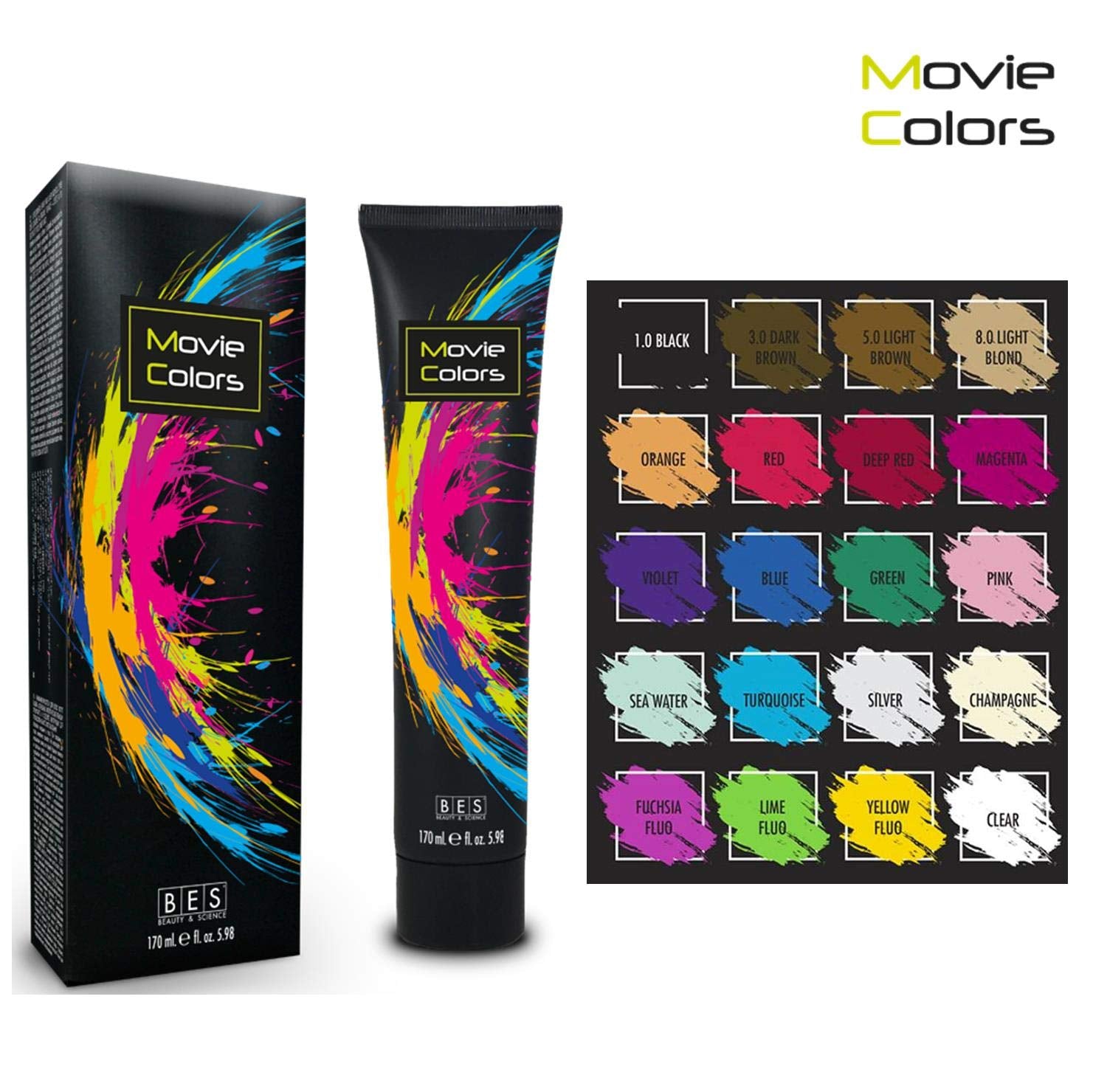 Bes movie Colors Violet 170 ml.