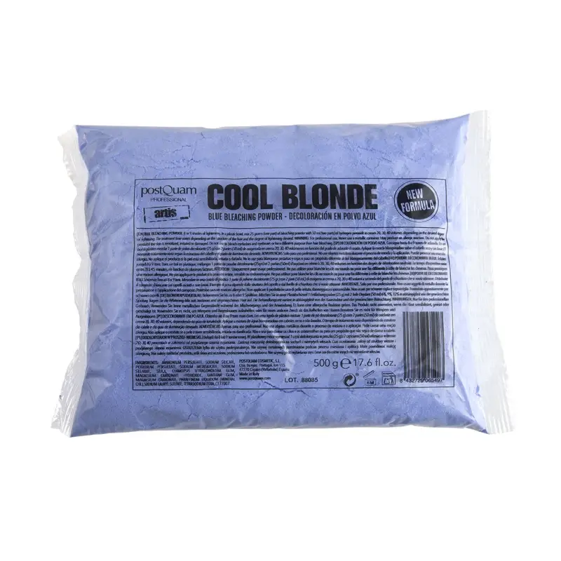 COOL BLONDE. POUDRE DÉCOLORANTE_BLEUE. 7 tons