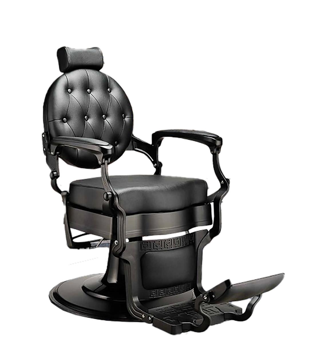 Fauteuil barbier noir